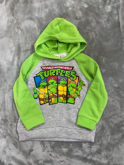 Boys Teenage Mutant Ninja Turtles Fleece Hoodie Size 5t NWOT