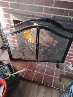 Fireplace screen brand new