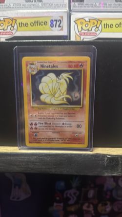 Ninetales Pokémon Trading Card in Sleeve