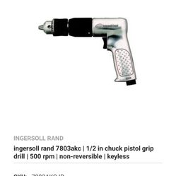Ingersoll Rand 1/2" Air Drill