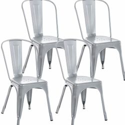 Brand new unused Set Of 4 Dining Chairs/Counter Height stools / Bar stools (Detachable Back)