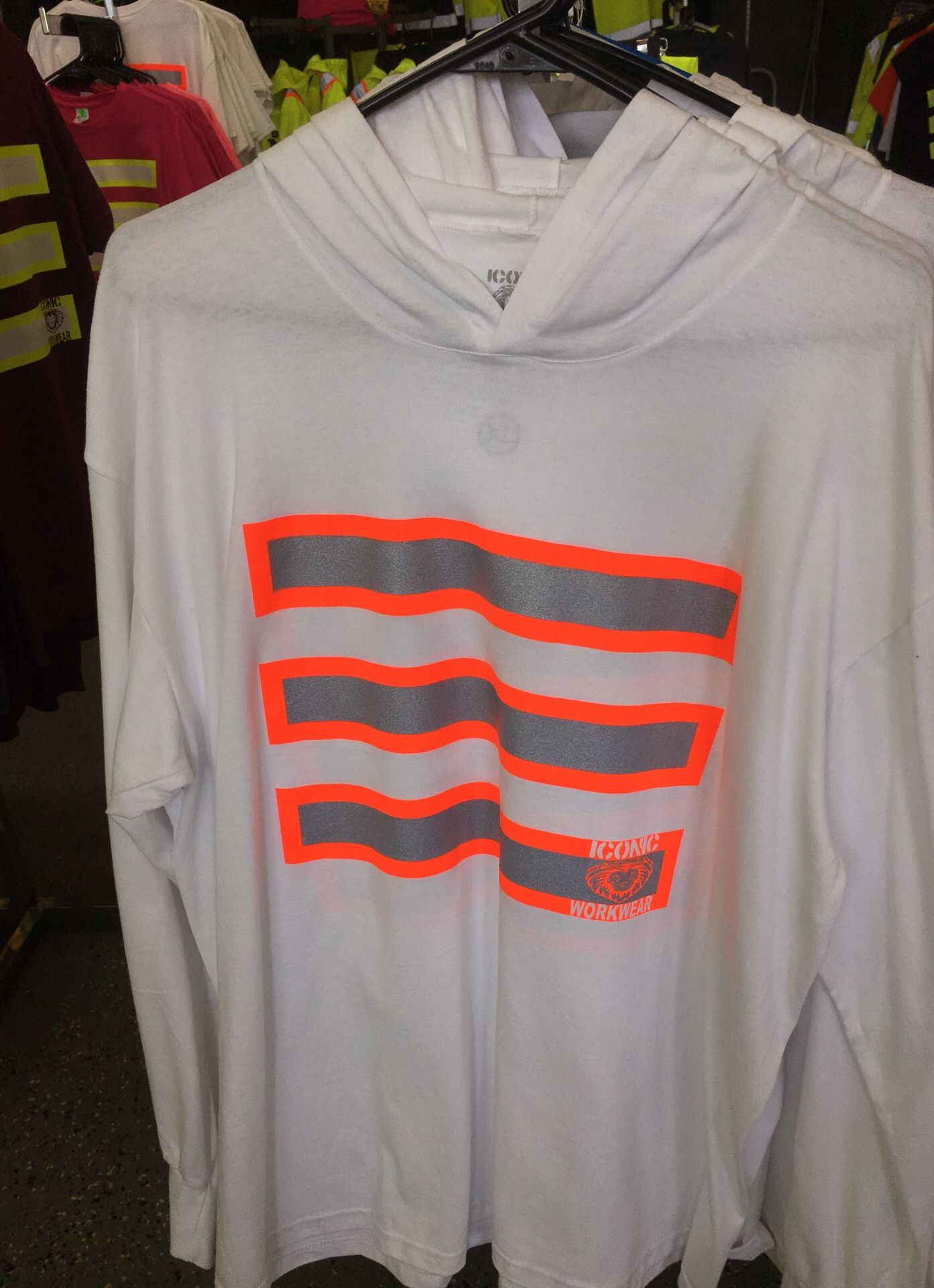 High Visibility long sleeve with hoodie
