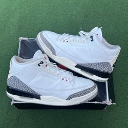 Size 13 - Air Jordan 3 Retro White Cement Reimagined