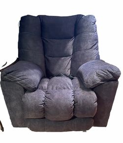Lane Home Furnishings Rocker Recliner w/Heat & Massage, Brown Microfiber