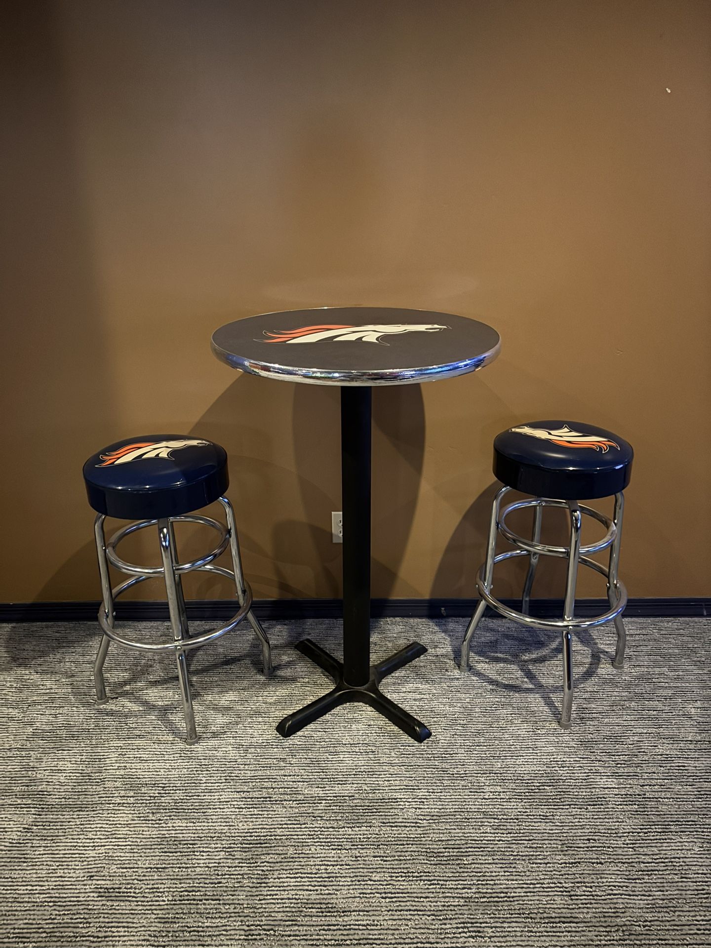 Broncos Table And Bar Stools