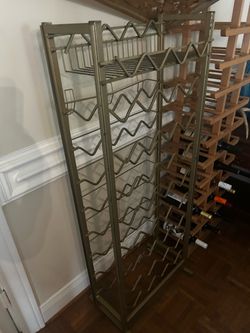 Large Metal Wine Rack