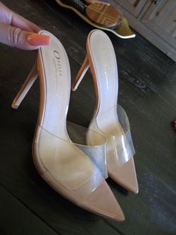Clear heel/pick up only