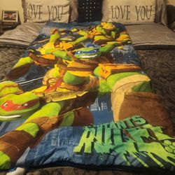 Teenage Mutant Ninja Turtles Sleeping Bag Nickelodeon  Slumber Party 2015