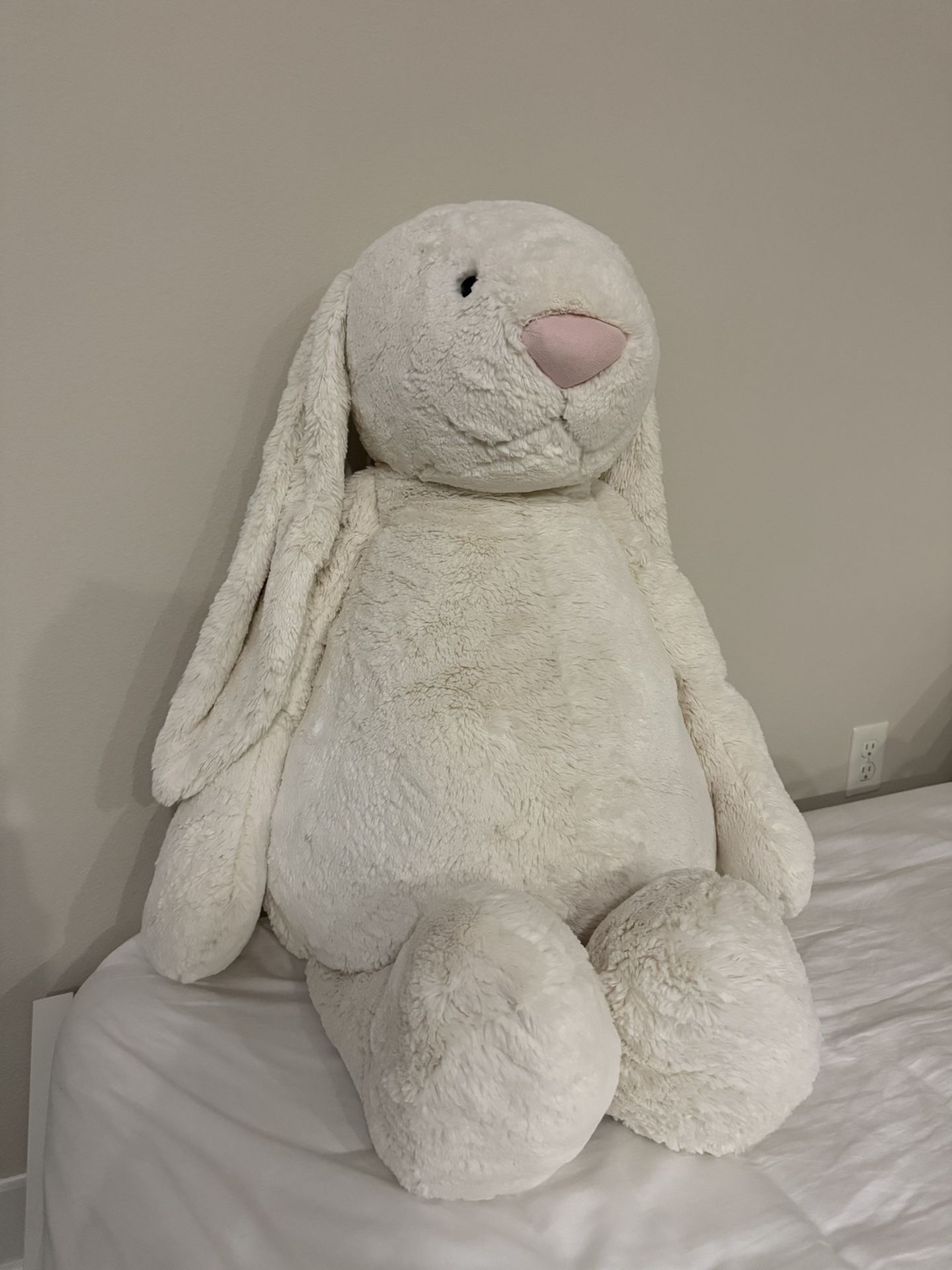 Giant Bashful Cream Rabbit Jellycat Plush