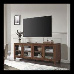 68 in. Alder Brown TV Stand Fits TV's up to 75 in.