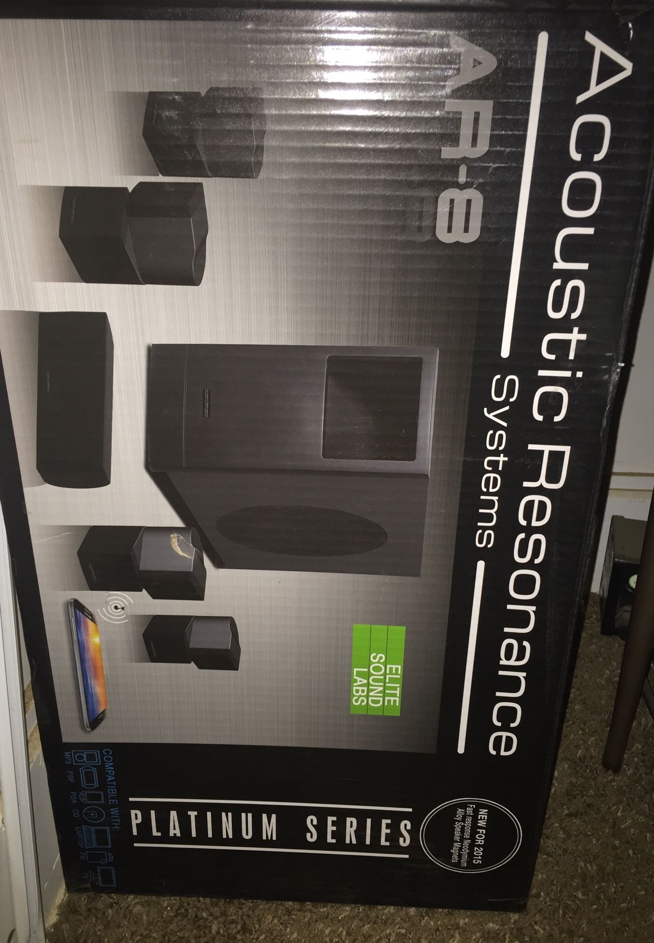 Home theater Acoustic resonance system $400