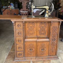 Unique Antique Sewing Machine 