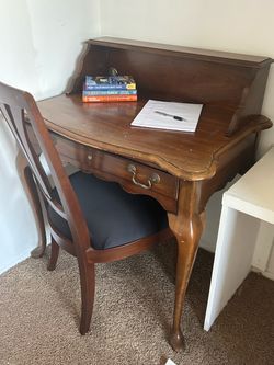 Desk and chair