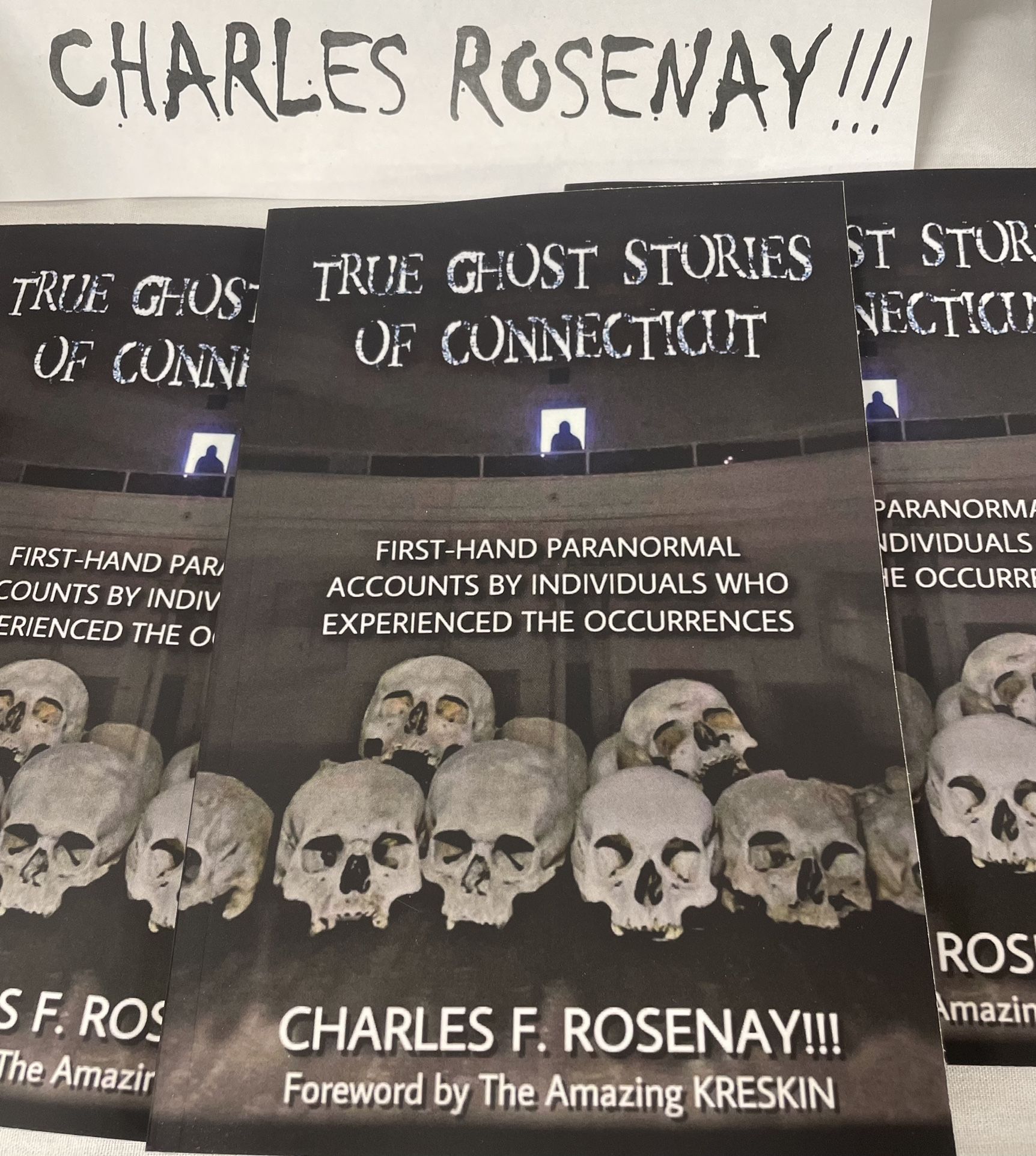 True Ghost Stories Of Connecticut NEW BOOK SIGNED by Author