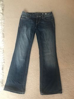 Women miss me boot cut jeans