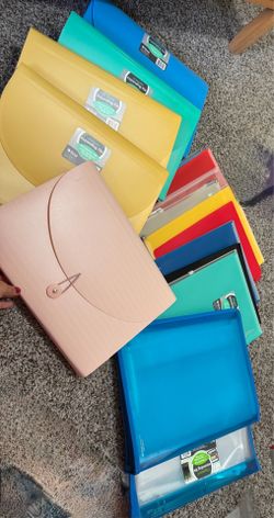 Expanding File Folders / Accordion Organizers – Assorted Colors