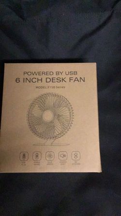 USB 6 Inch Desk Fan F150 Series