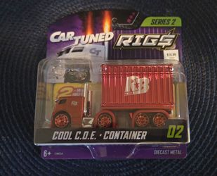 Car tuned container red bottom