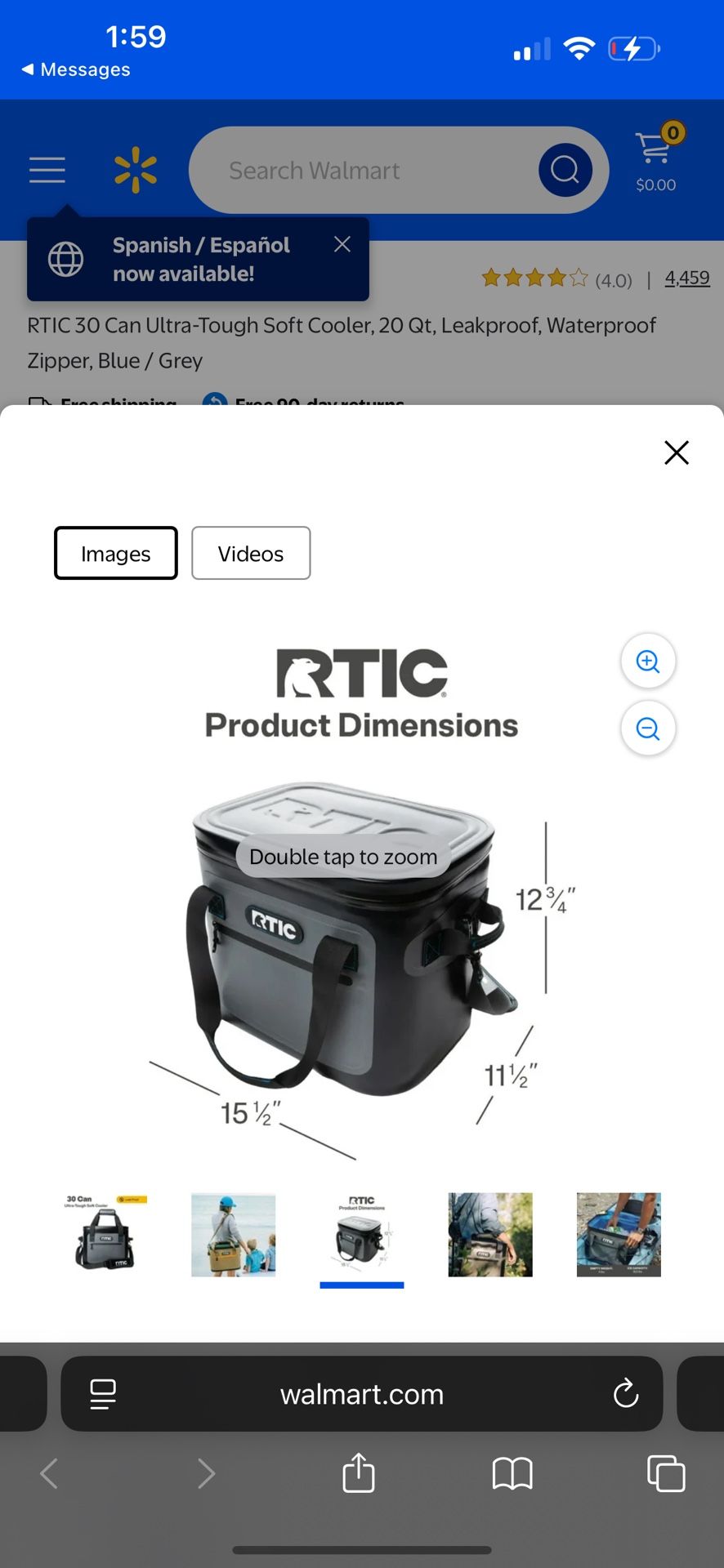 RTIC Cooler New