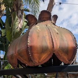 Vintage brass Hanging light