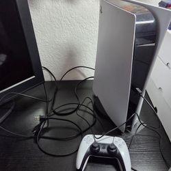 Ps5 Console With Cables And Wireless Controller With Box