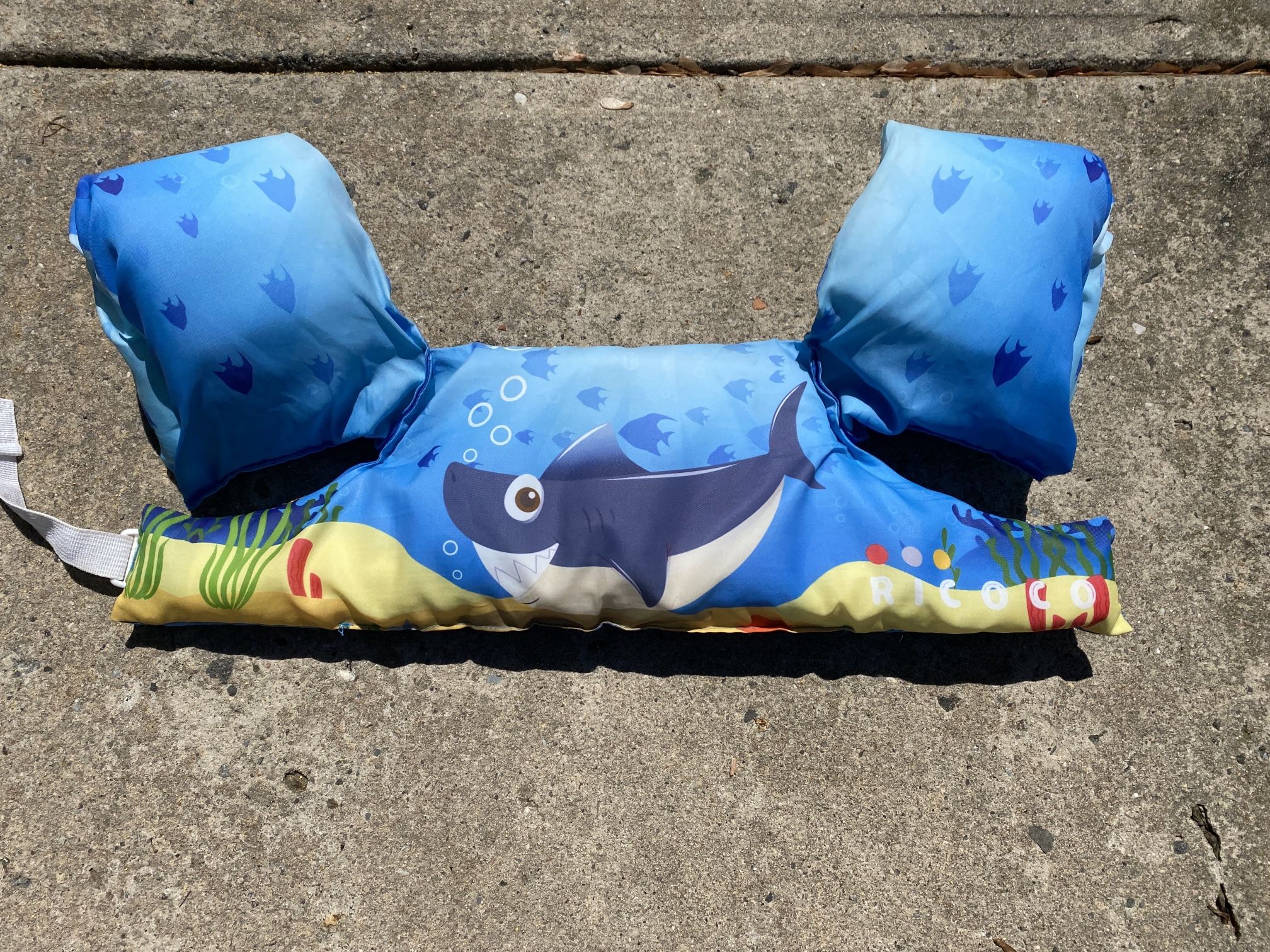 Ricoco  Shark Toddler Swim Vest with Floaties – 20 – 50 lbs.