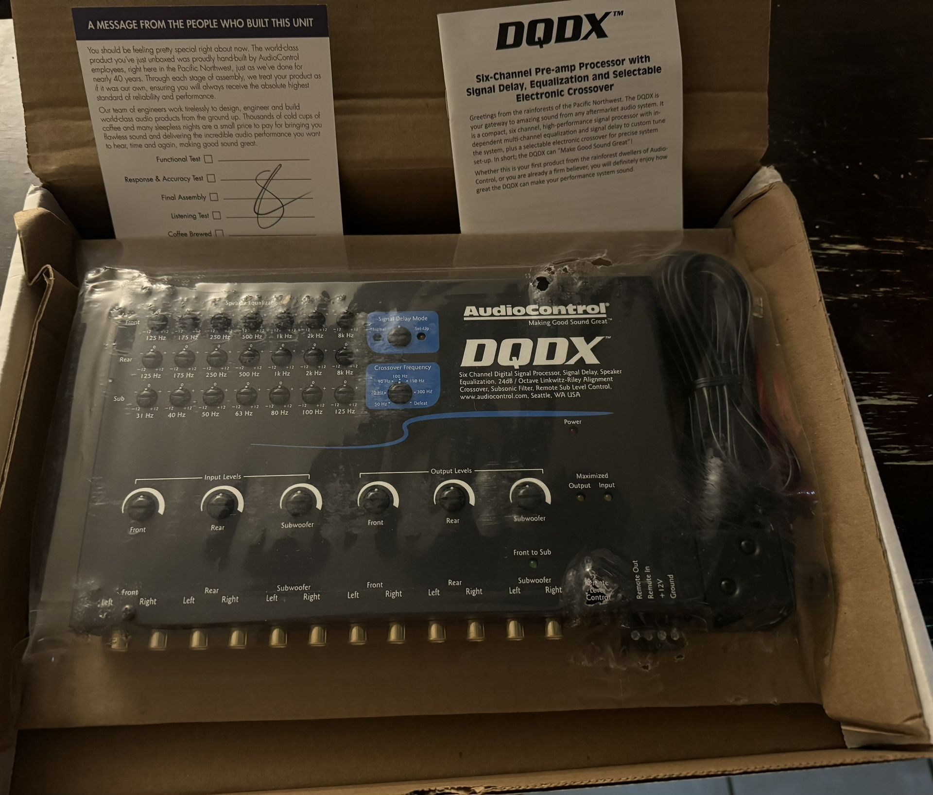 New car Audio control DQDX Signal processor