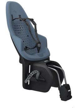 Thule Yepp 2 Maxi- Rear-Mounted Child Bike Seat, Frame Mount - Aegean Blue