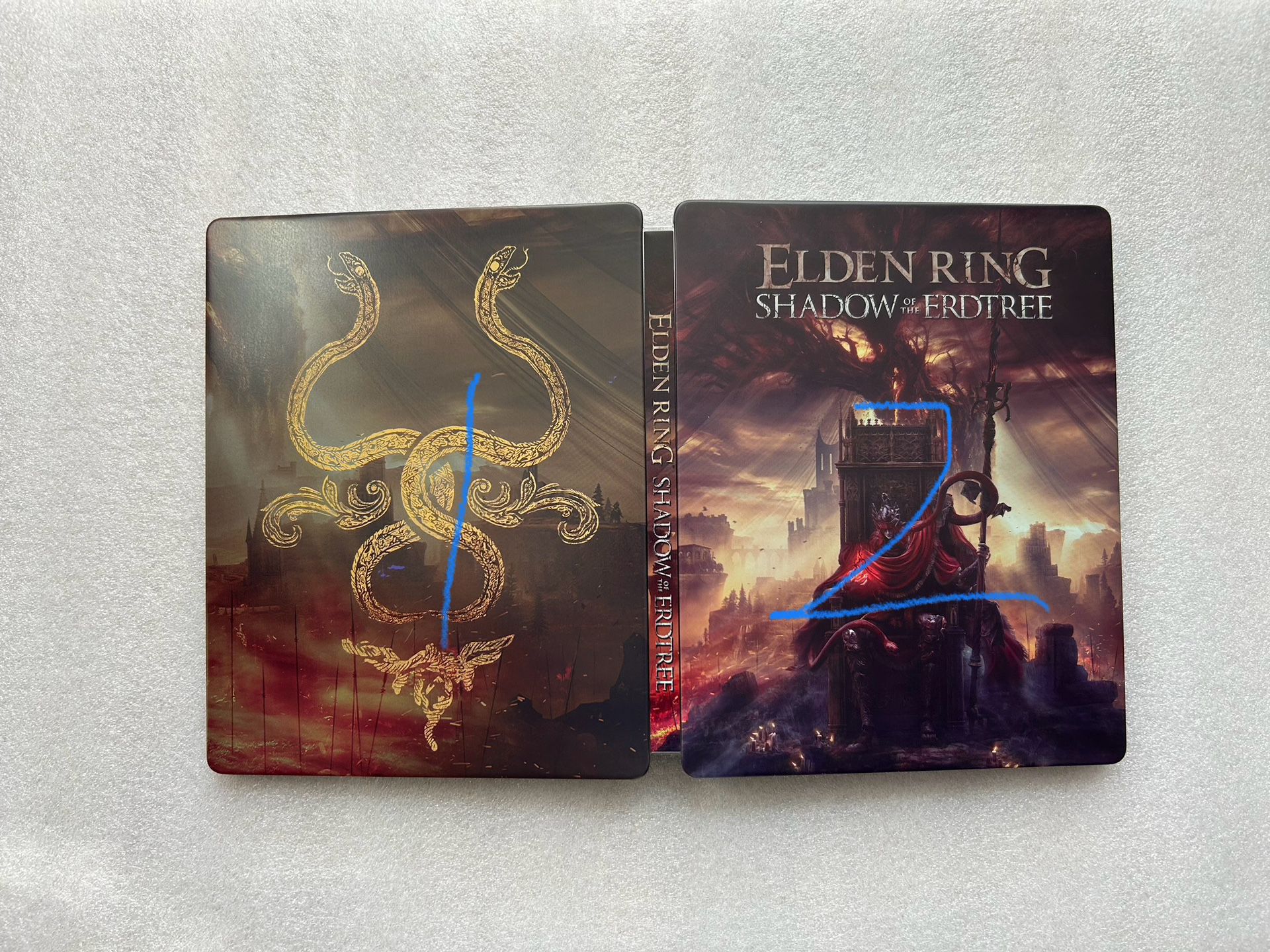Elden Ring Shadow of the ErdTree Custom made Steelbook Case only for PS4/PS5/Xbox (No Game) New and Sealed