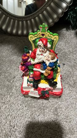 Santa Christmas Music Box, Christmas Pic Frame ,Christmas Mice Letter Box All Handmade