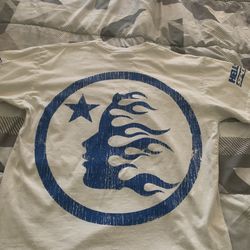 Hellstar white and blue cotton