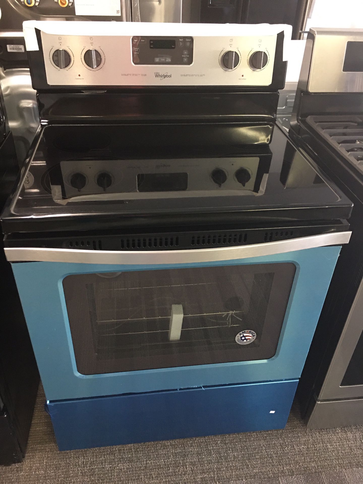 Whirlpool Stainless Steel Electric Stove With Warranty No Credit Needed Just $49 Down Payment Cash Price $799