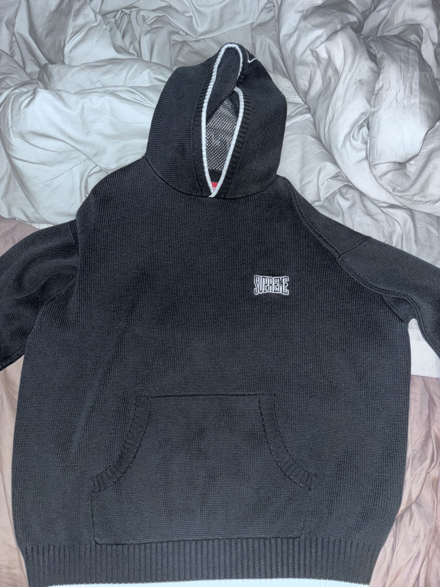 Supreme Mens Black Hoodie Size - M
