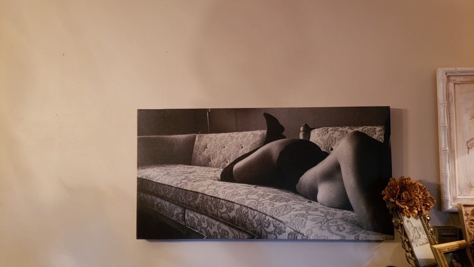 Wall art of a sexy woman