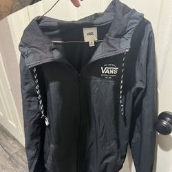Vans Windbreaker Jacket Xs Youth Kids