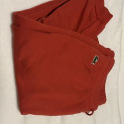 Lacoste Red Sweatpants