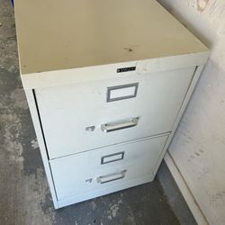 Solid Steel, Two Drawer vertical filing cabinet