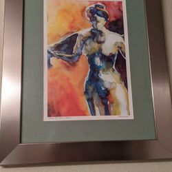 After The Bath Watercolor 