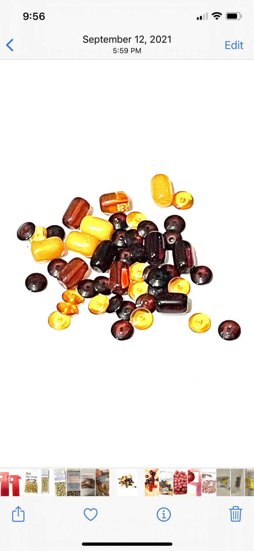 Lot Of 46 Amber Beads