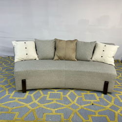 ( Delivery Available ) Alder & Tweed Walker Light Gray Sofa