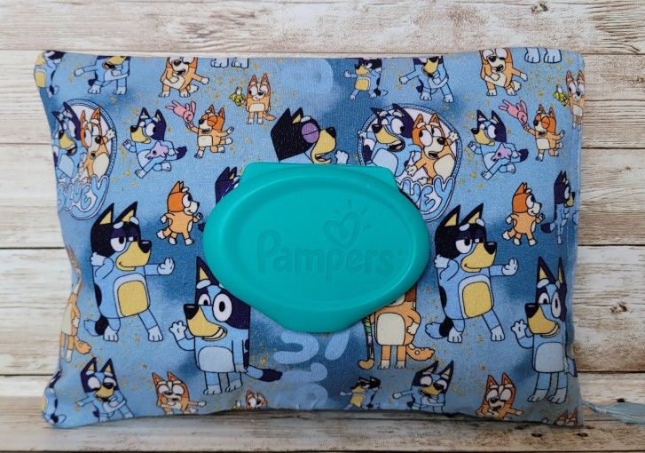 Bluey Pampers Wipes Cover