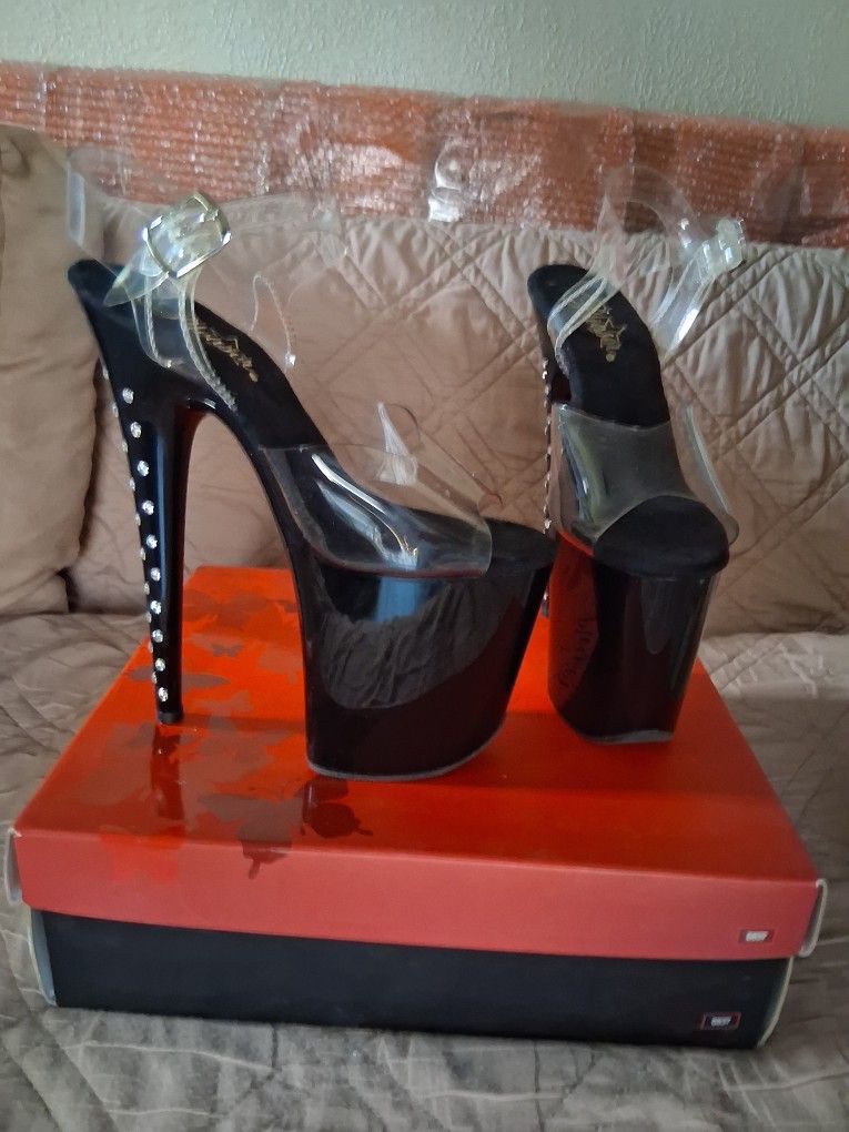 Ladies' Pleaser High Heel Platform Shoes