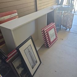 7 FT Tall By 1 FT Deep...3 FT Wide White Cabinet