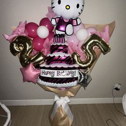 Hello Kitty Balloon Bouquet 