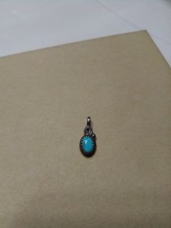 Vintage Navajo sterling silver pendant