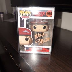 Mark Steger Signed Funko Stranger Things Robin