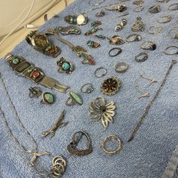 rings, chains, charms, earrings, watches, and more 