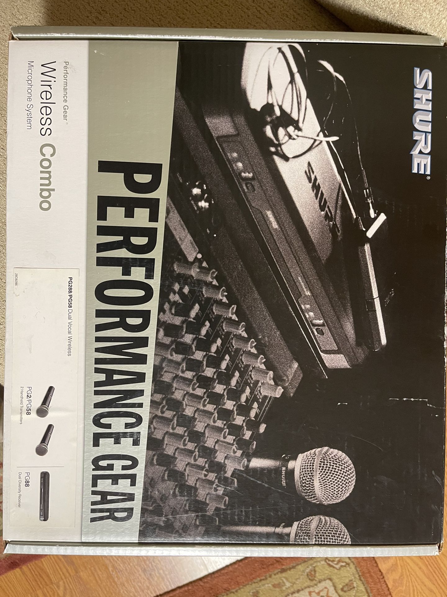 SHURE PG 58 / PG 88 DUAL Receiver