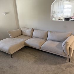 Beige Sectional Couch