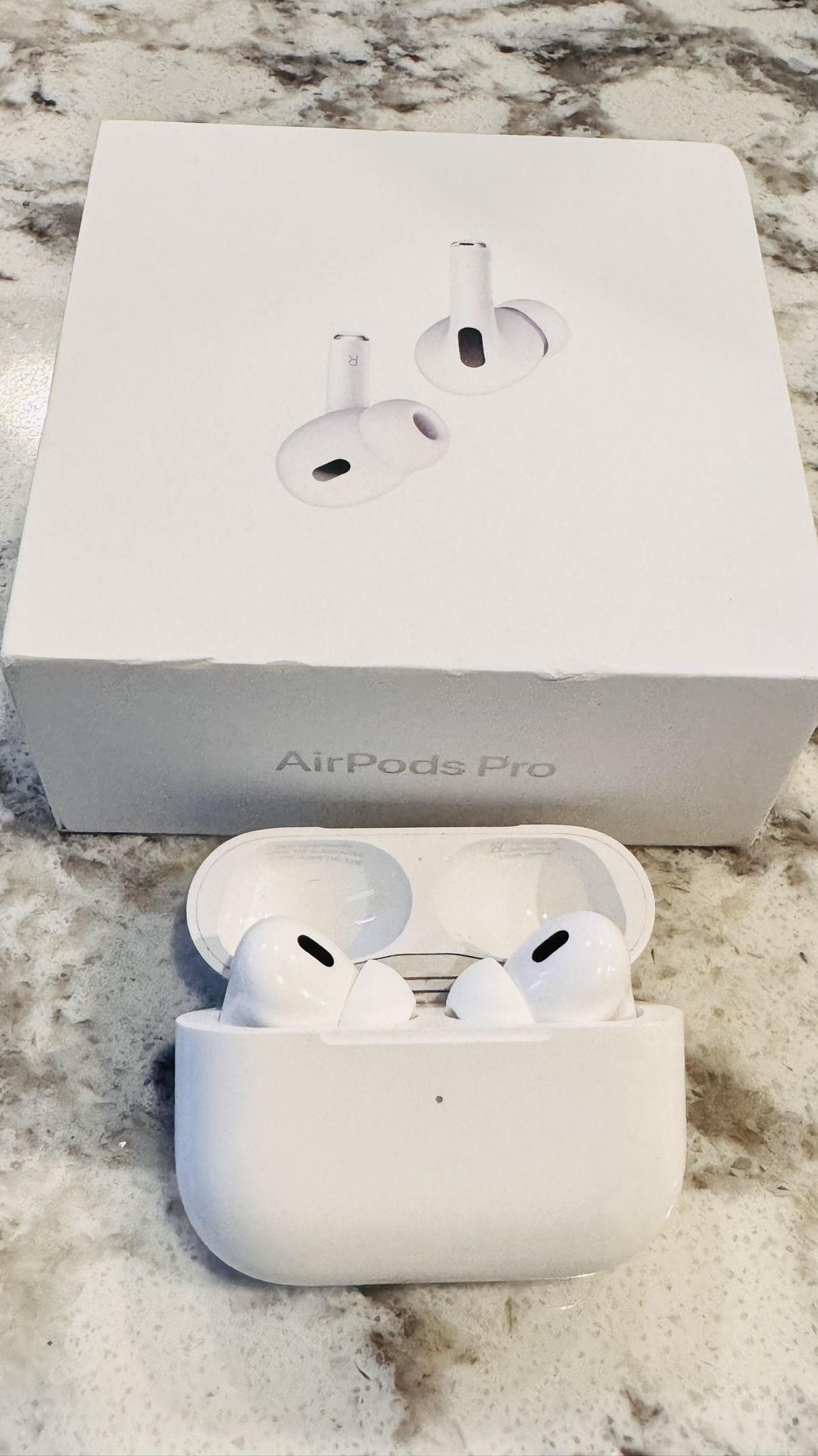 Apple AirPods Pro (2nd Gen) – Excellent Condition with Wireless Charging Case and Box and Ear Tips